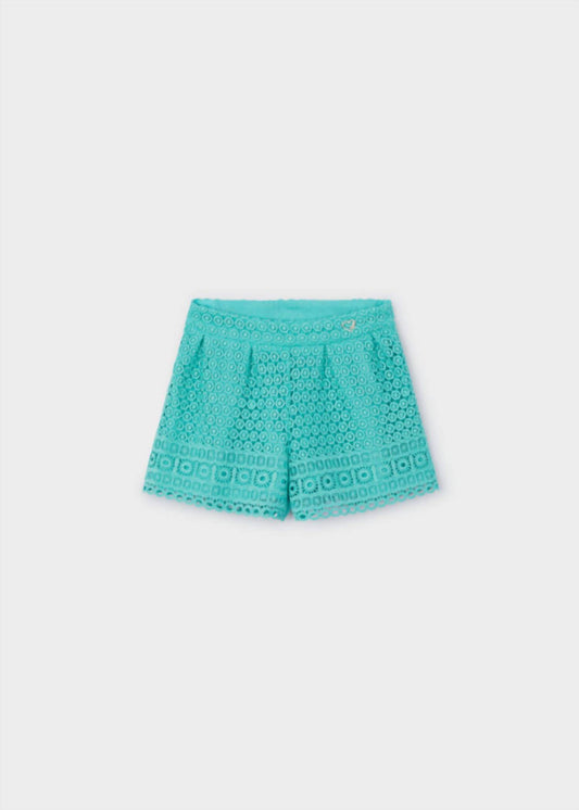 Mayoral - Girls' Guipure Shorts