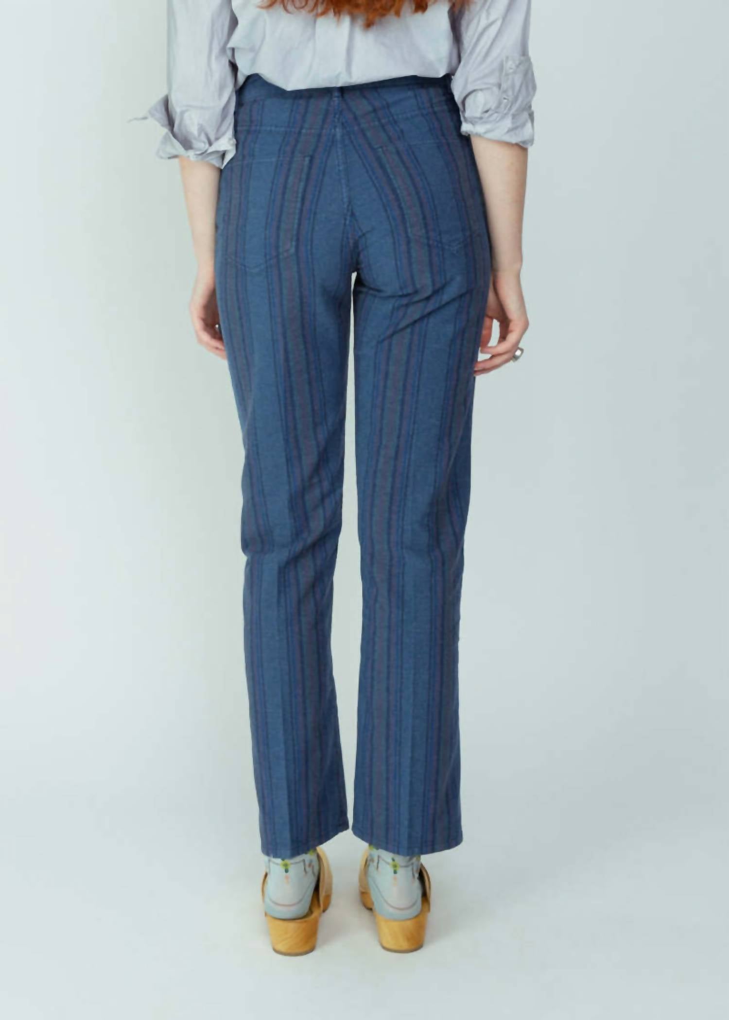 Chloe - Stora Ruby Stripe Denim Trouser