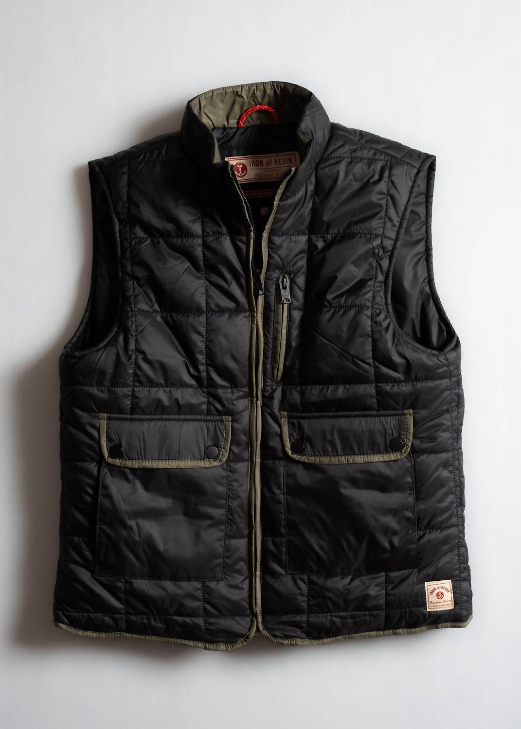 Iron & Resin Women's Paogo Vest in black - women's jacket