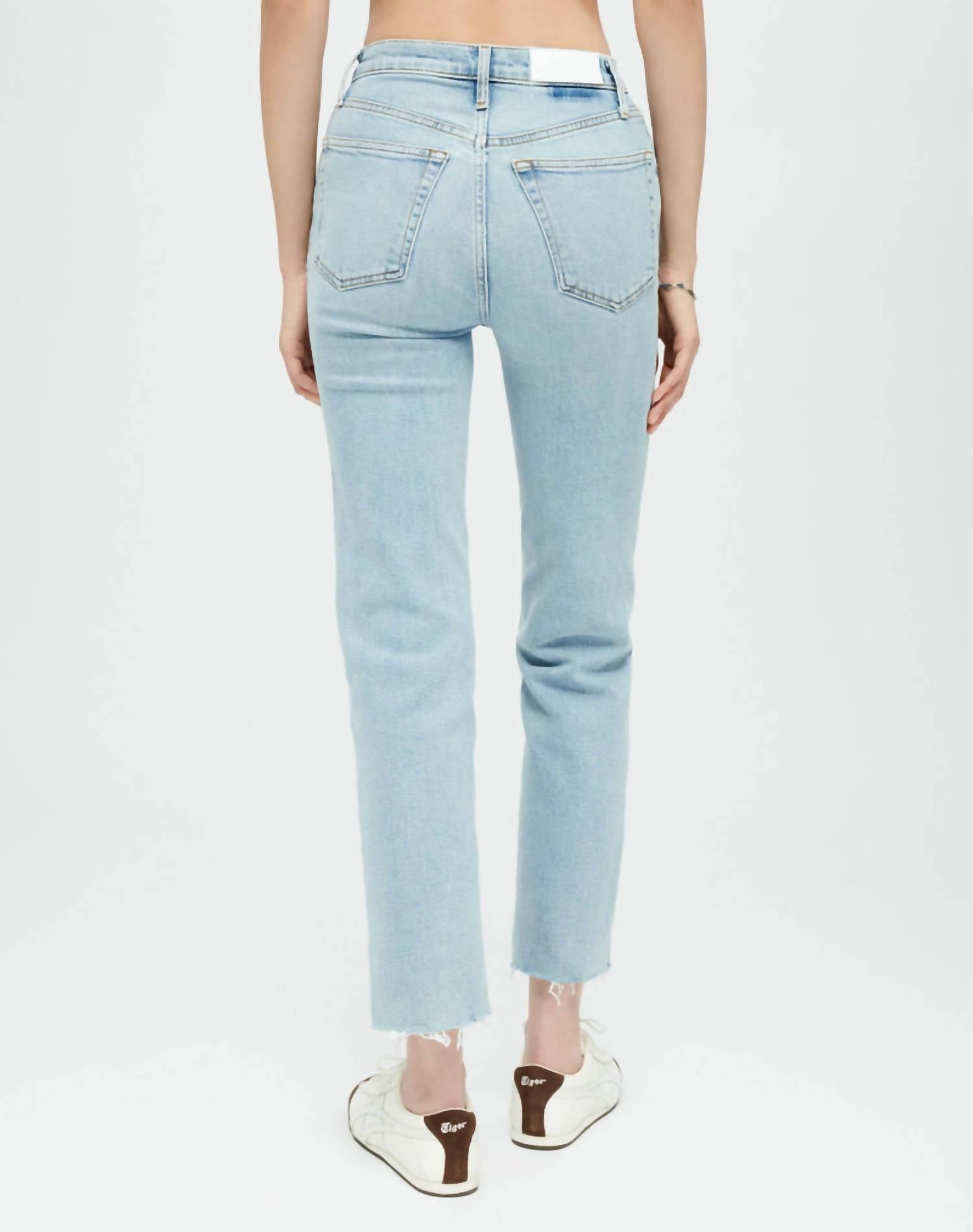 Re/Done - High Rise 70s Stove Pipe Jeans