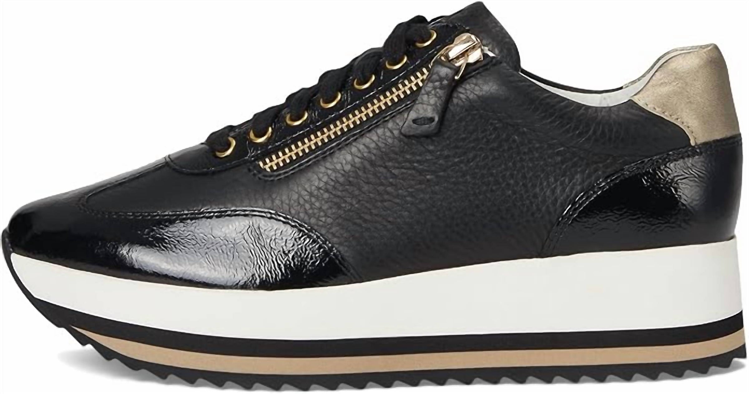 Johnston & Murphy - Women's Gracie Side Zip Lace Up Sneaker