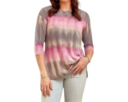 Dear Scarlett - 3/4 Sleeve Tunic Top