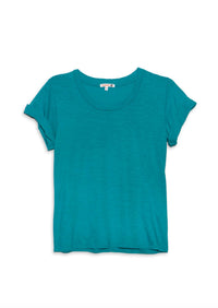 Sundry - Rolled Sleeve Crewneck Top