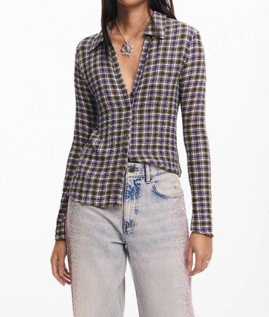 Desigual - Violeta Long Sleeve Button Down Shirt
