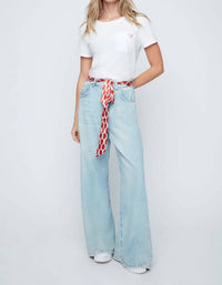 Renuar - Embroidered Heart Basic Tee