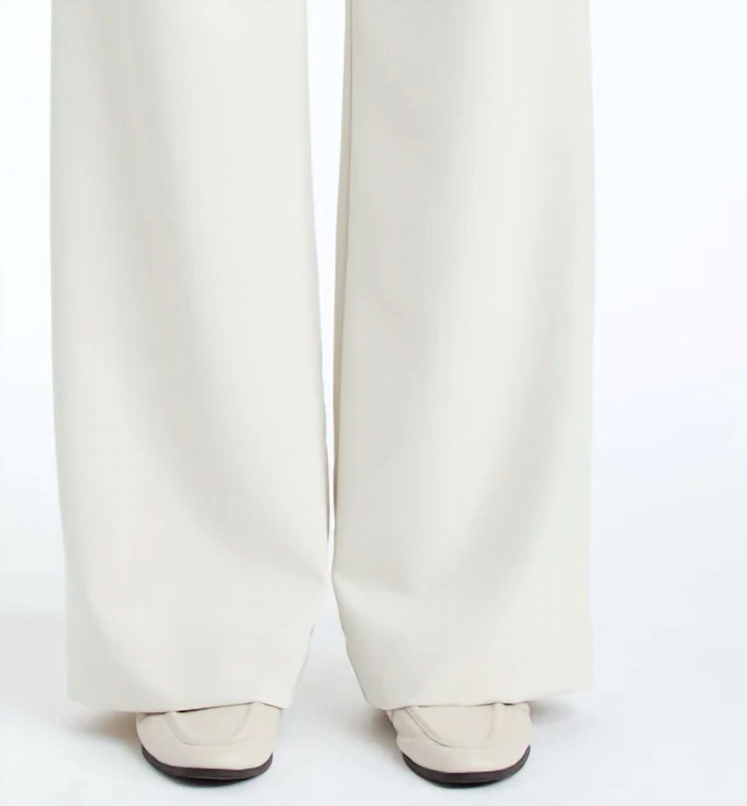 DREW Breigh Pants in stone - women's pants - detail view