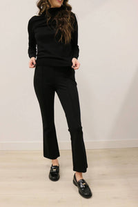 Skies Are Blue - Susanna Ponte Knit Kick Flare Pants