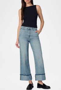 Joe'S Jeans - Trixie Cuffed High Waist Wide Leg Jeans