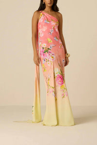 Hemant & Nandita - Avya One Shoulder Sash Dress