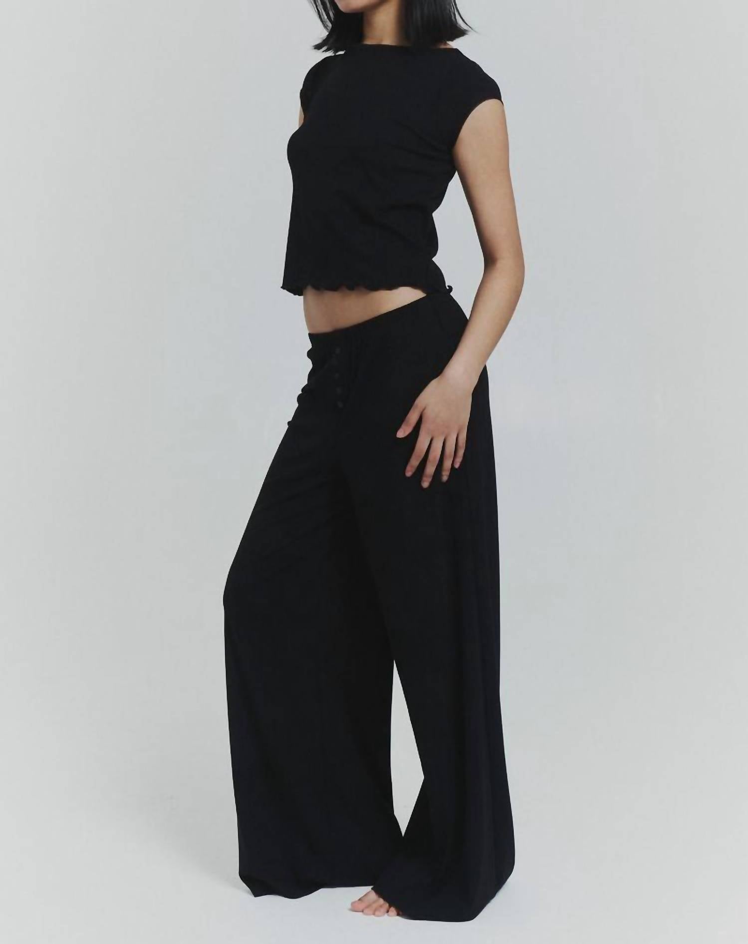 Find Me Now - Button Lounge Pants