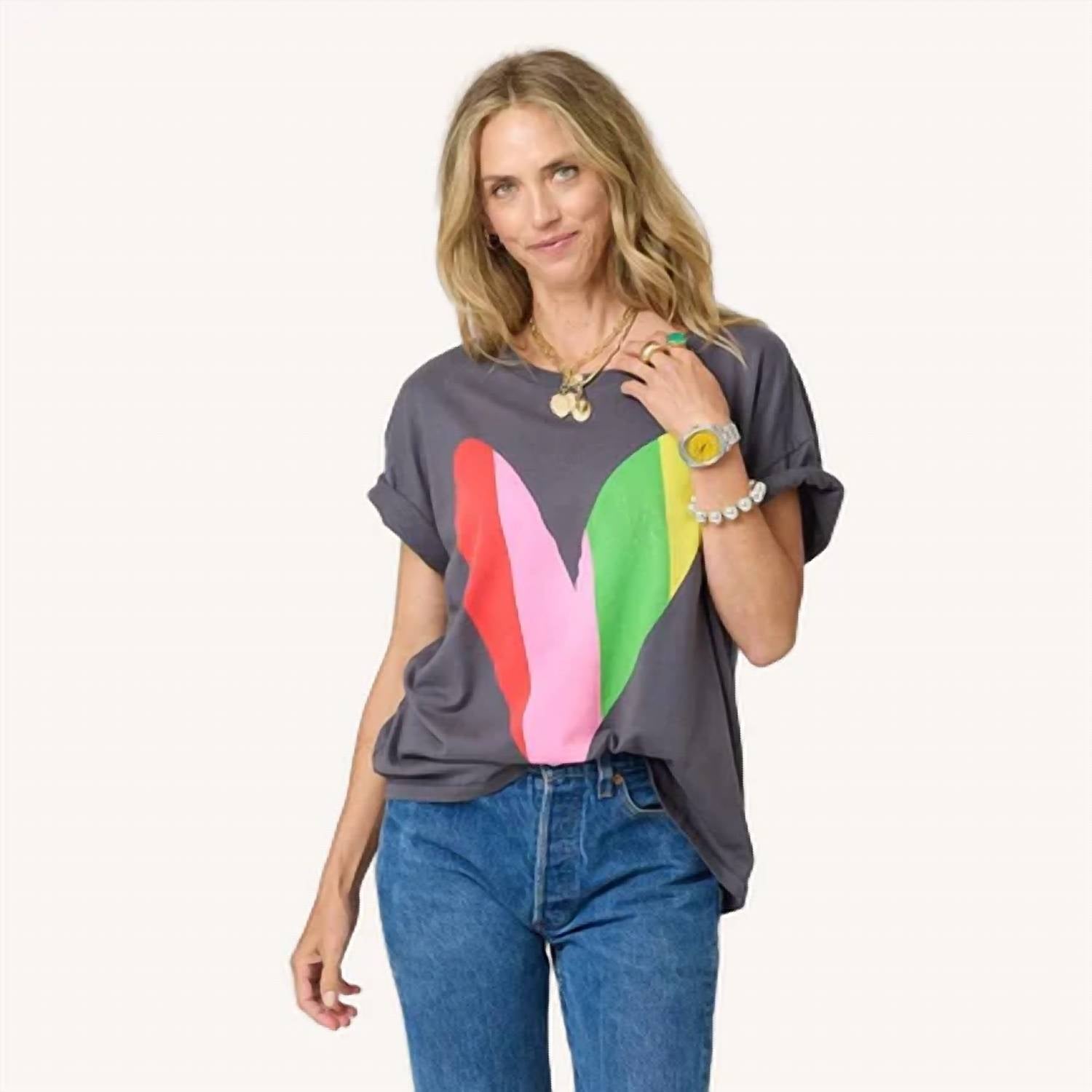 Kerri Rosenthal - Tommy Happy Heart Tee