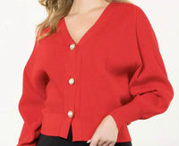 Thml - Pearl Button Sweater