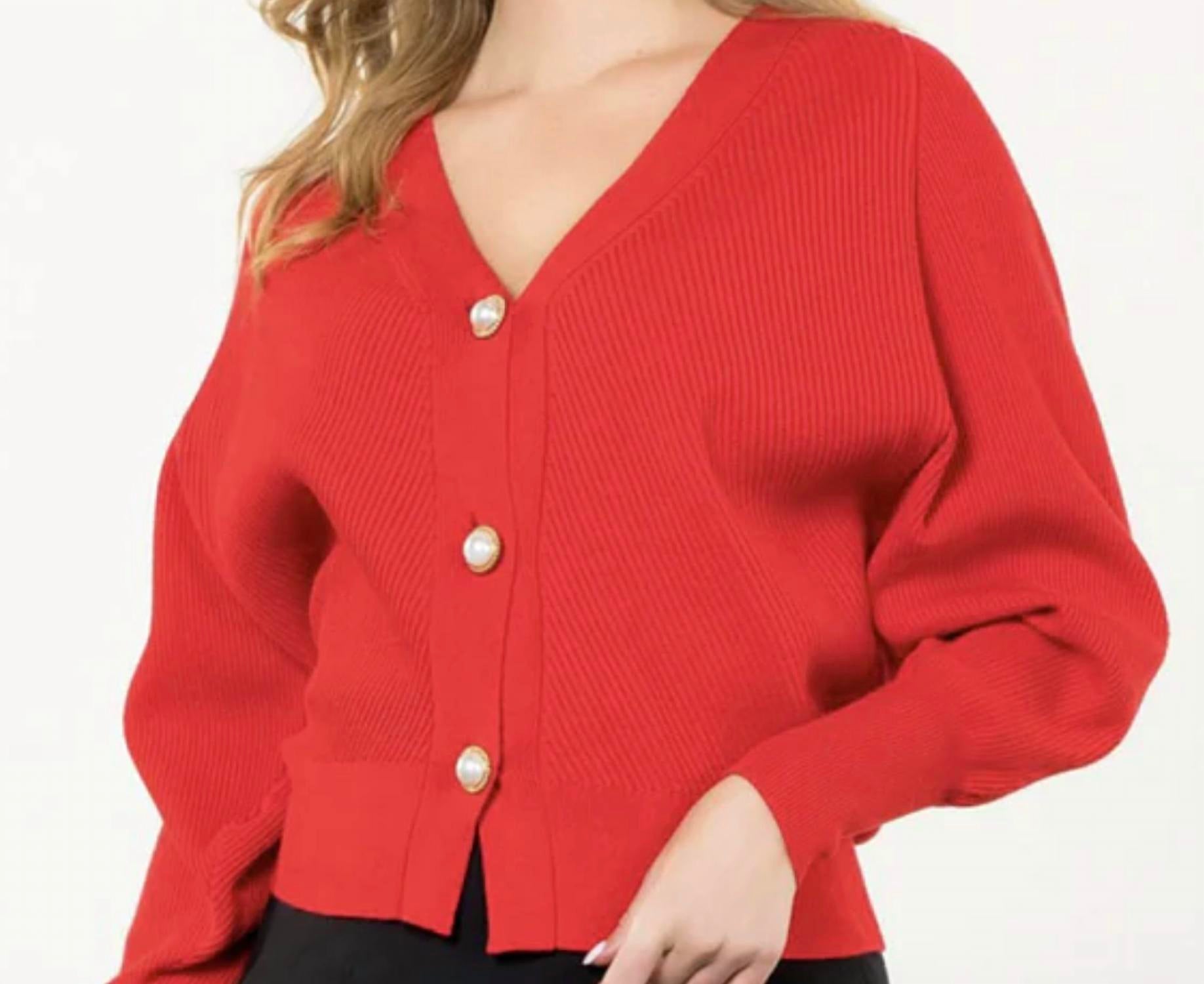 Thml - Pearl Button Sweater