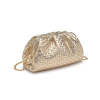 Urban Expressions - Women's Tate Woven Frame Clutch Bag