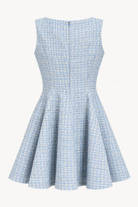 Zoe And Claire - Women's Fit N Flare Tweed Mini Dress