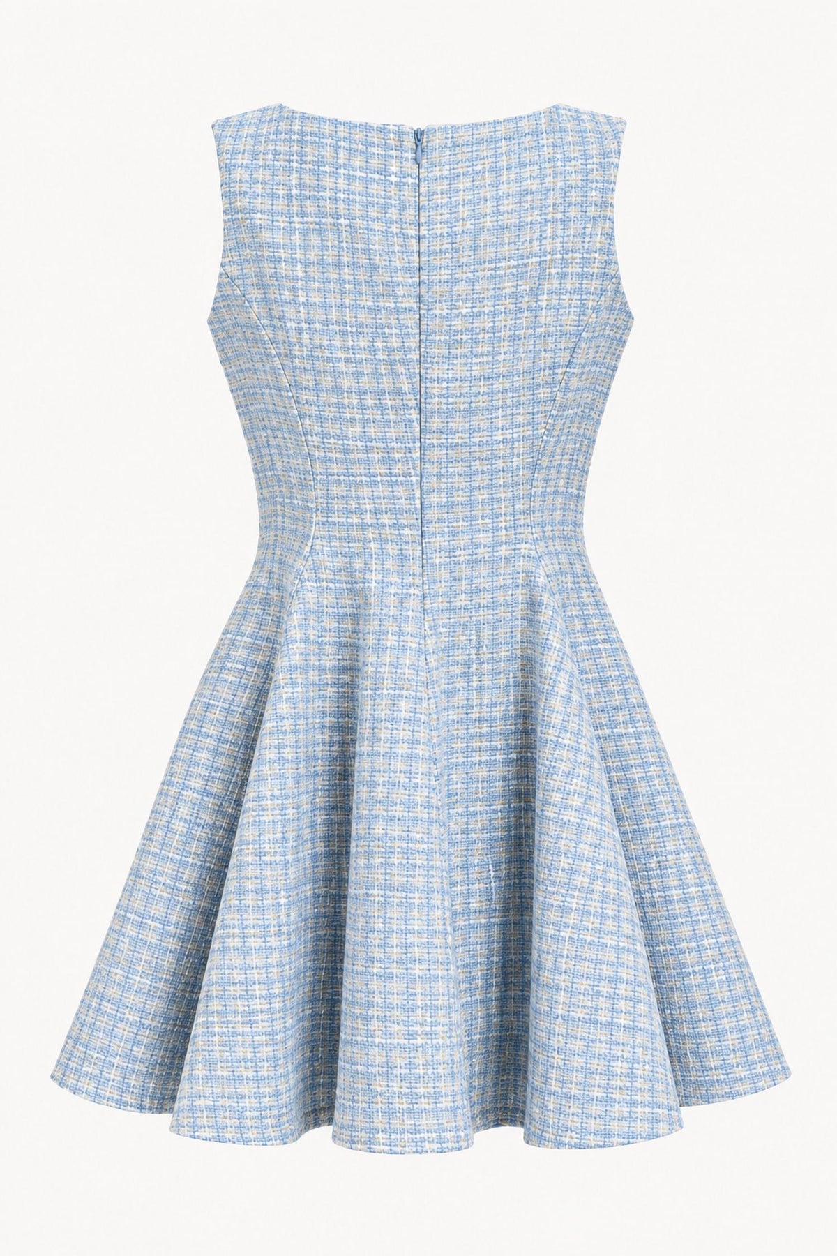 Zoe And Claire - Women's Fit N Flare Tweed Mini Dress
