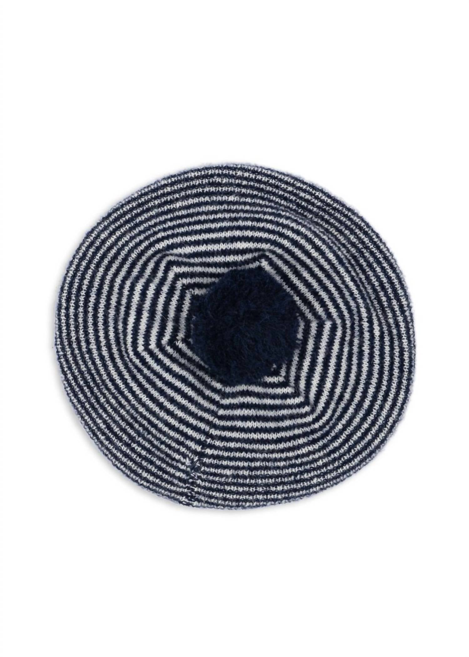 Konges Sløjd Kids' Berle Knit Beret in blue butter - kids' hat