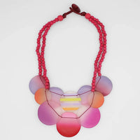 Sylca Designs - Fantasy Circle Bead Bib Necklace