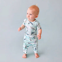 Posh Peanut - Short Sleeve Basic Romper