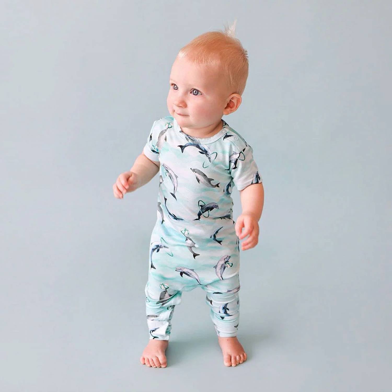 Posh Peanut - Short Sleeve Basic Romper