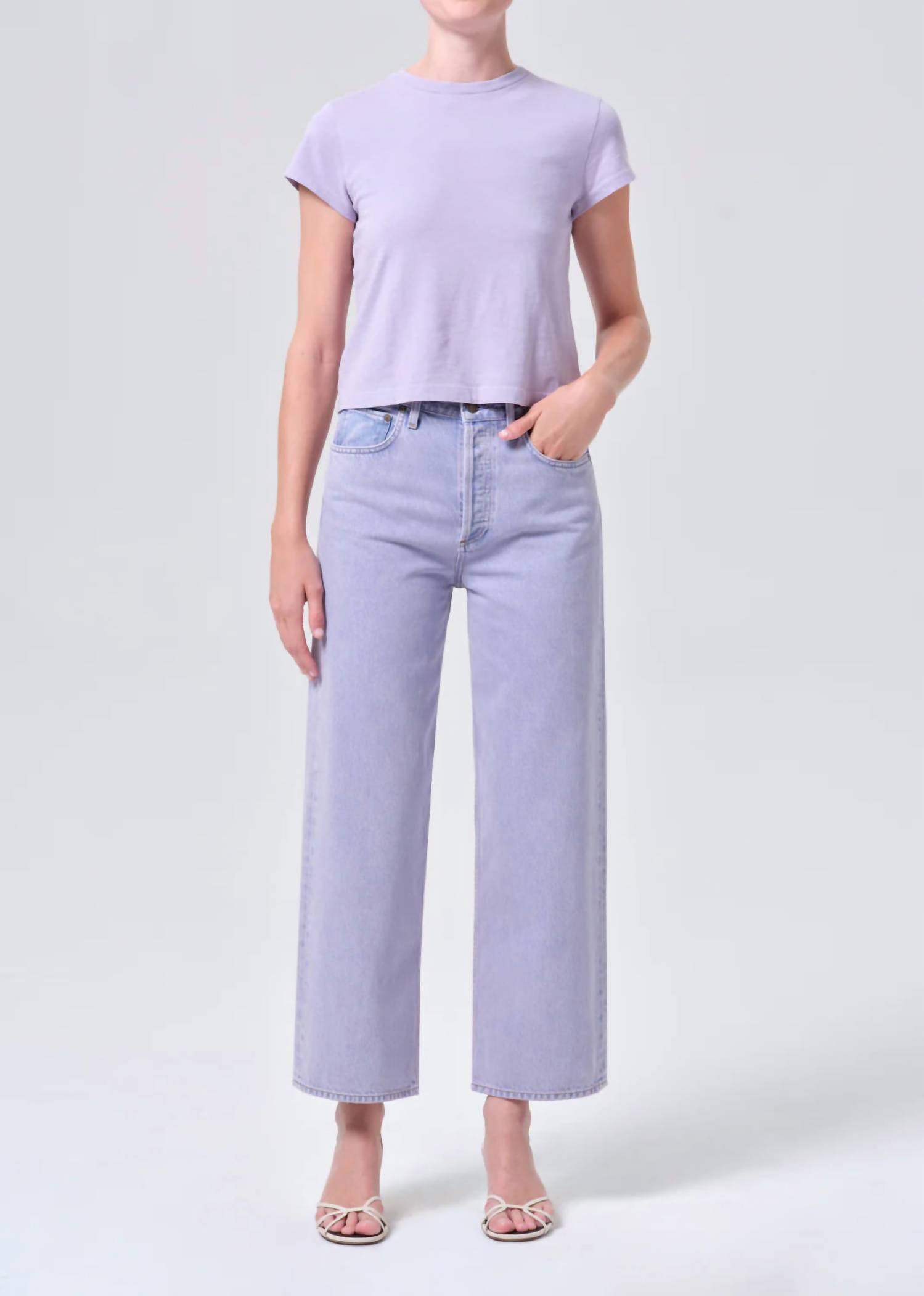 Agolde - Ren High-rise Wide-leg Jean