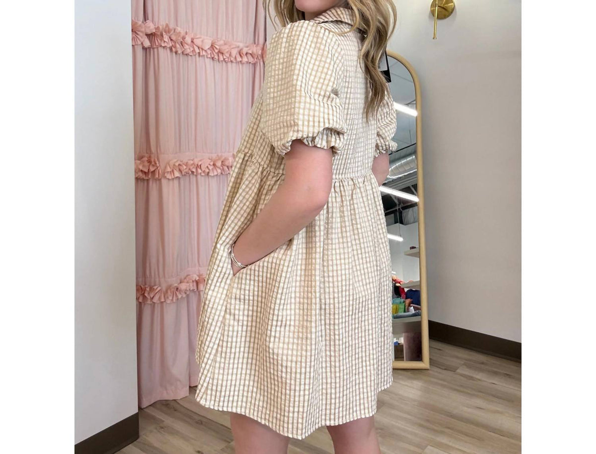 Mikarose - Cheyenne Gingham Mini Dress