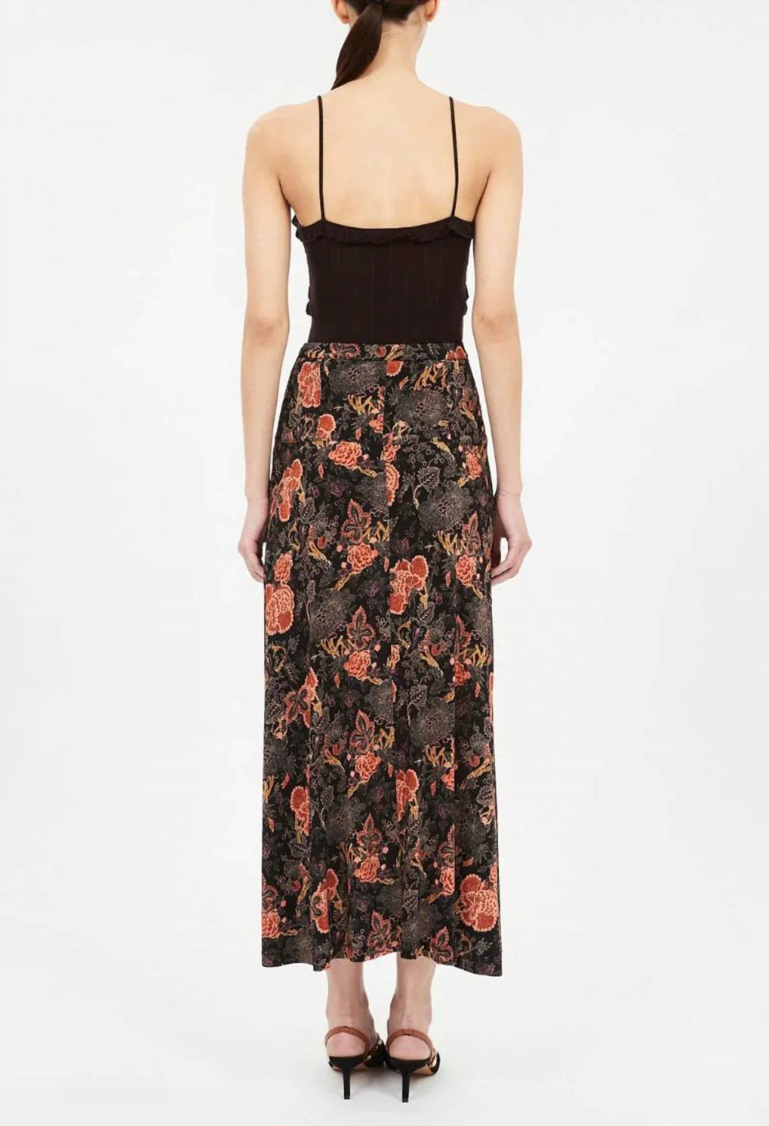 Ulla Johnson - Paola Jersey High Waist Midi Skirt