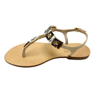 Salvatore Ferragamo - Women's Gelsino Embellished T Strap Sandals