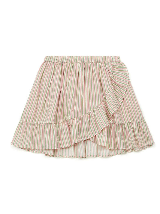 Kids Bailey Painted Stripe Cotton Skirt