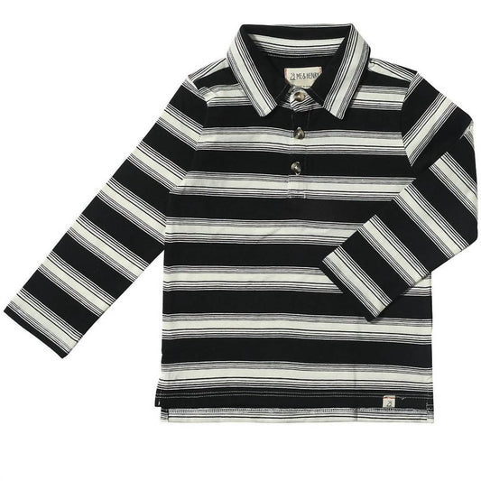 Me & Henry - Boys Midway Stripe Polo