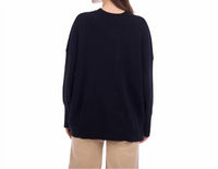 mudpie Noralee Button Sweater in black - women's sweater - alternate view