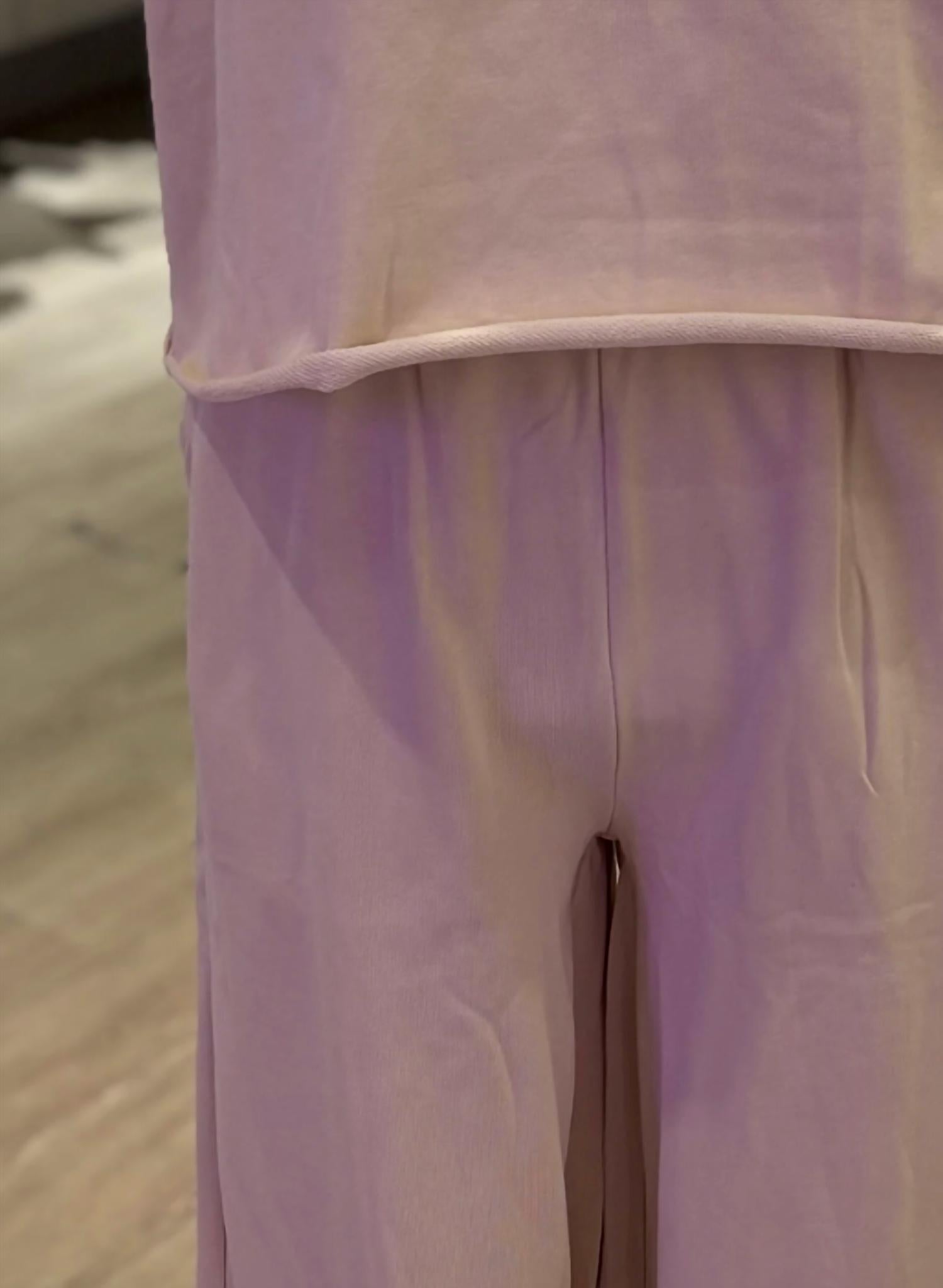 Listicle - Women's Short Sleeve Shirt & Sweatpants Set
