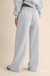 Kimberly C - Fleece Wide Leg Sweatpants