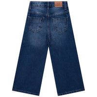 Milon - Girl's Embroidered Pocket Denim