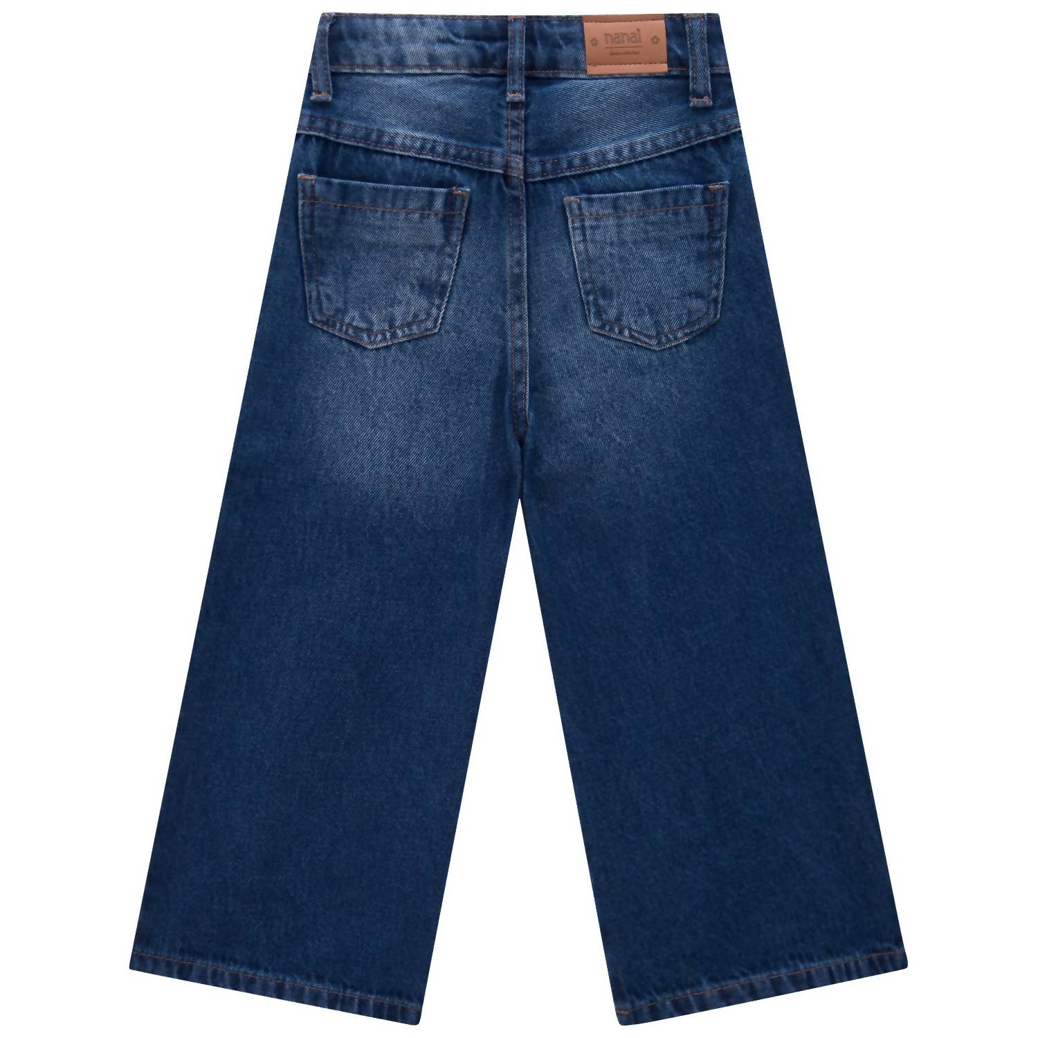 Milon - Girl's Embroidered Pocket Denim