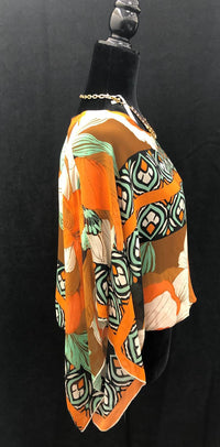 Karen Kane - Mazzie Blouson Sleeve Scarf Top