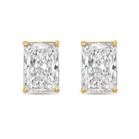 Diana M Jewels - Women's Radiant Lab-grown Diamond Stud Earrings (10.00 Tcw) - Bold