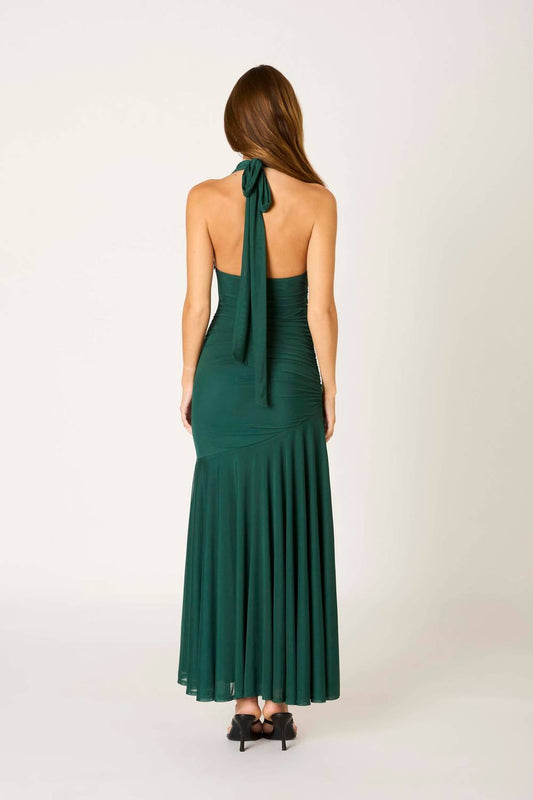 Cotton Candy La - Marisela Mesh Drop Waist Maxi Dress