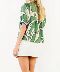 Thml - Carolina Geometric Print Top