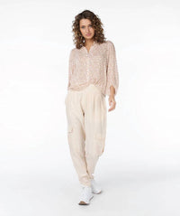 Esqualo - Tana Rib Cupro Trousers