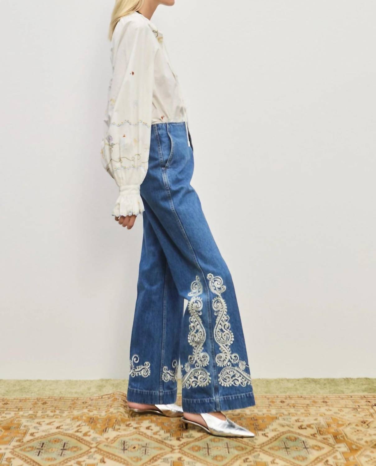 Alemais - Jacones Flare Denim Jean