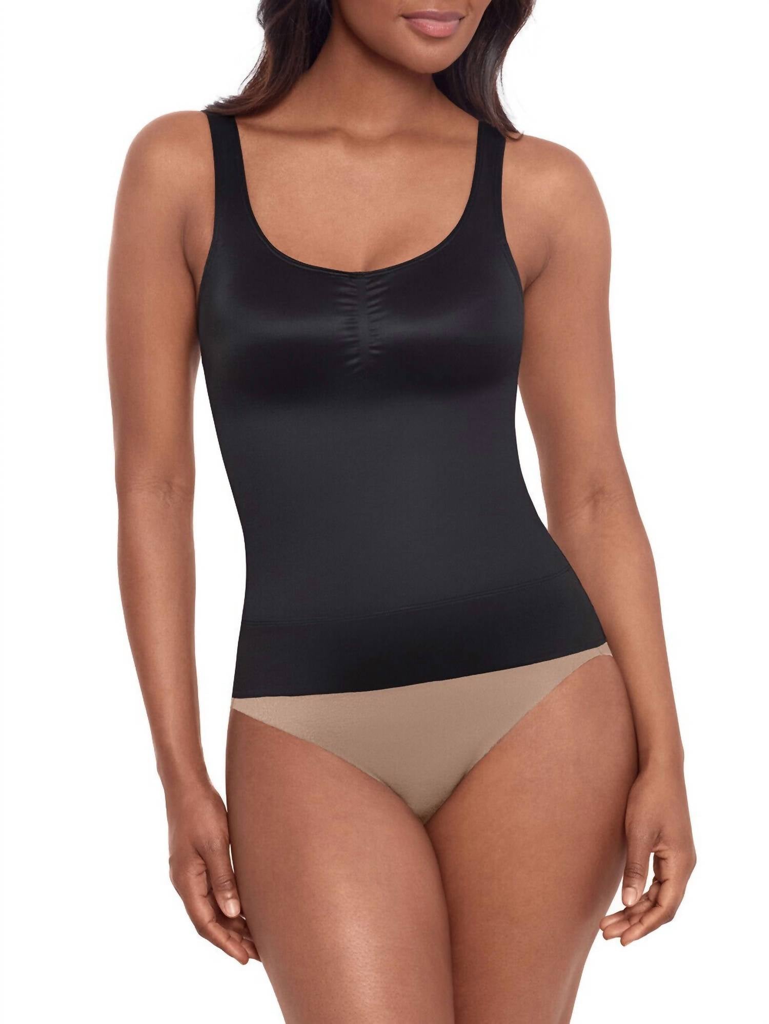 Miraclesuit Comfy Curves Shaping Tank Top in black - women's tank top