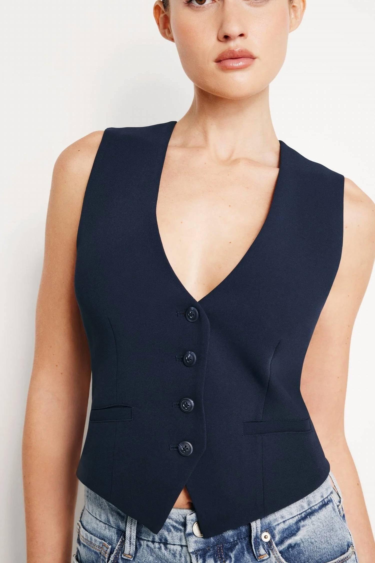 Good American - Luxe Suiting Vest