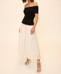 Central Park West - Darcy Mixed Media Dress