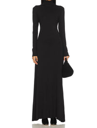 RIPLEY RADER Backless Turtleneck Dress in black - women's dress