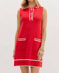 Entro - Varsity Chic Knit Dress