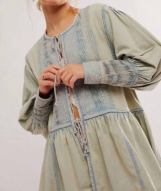 Free People - Sweet Summer Bed Front Tie Long Jacket