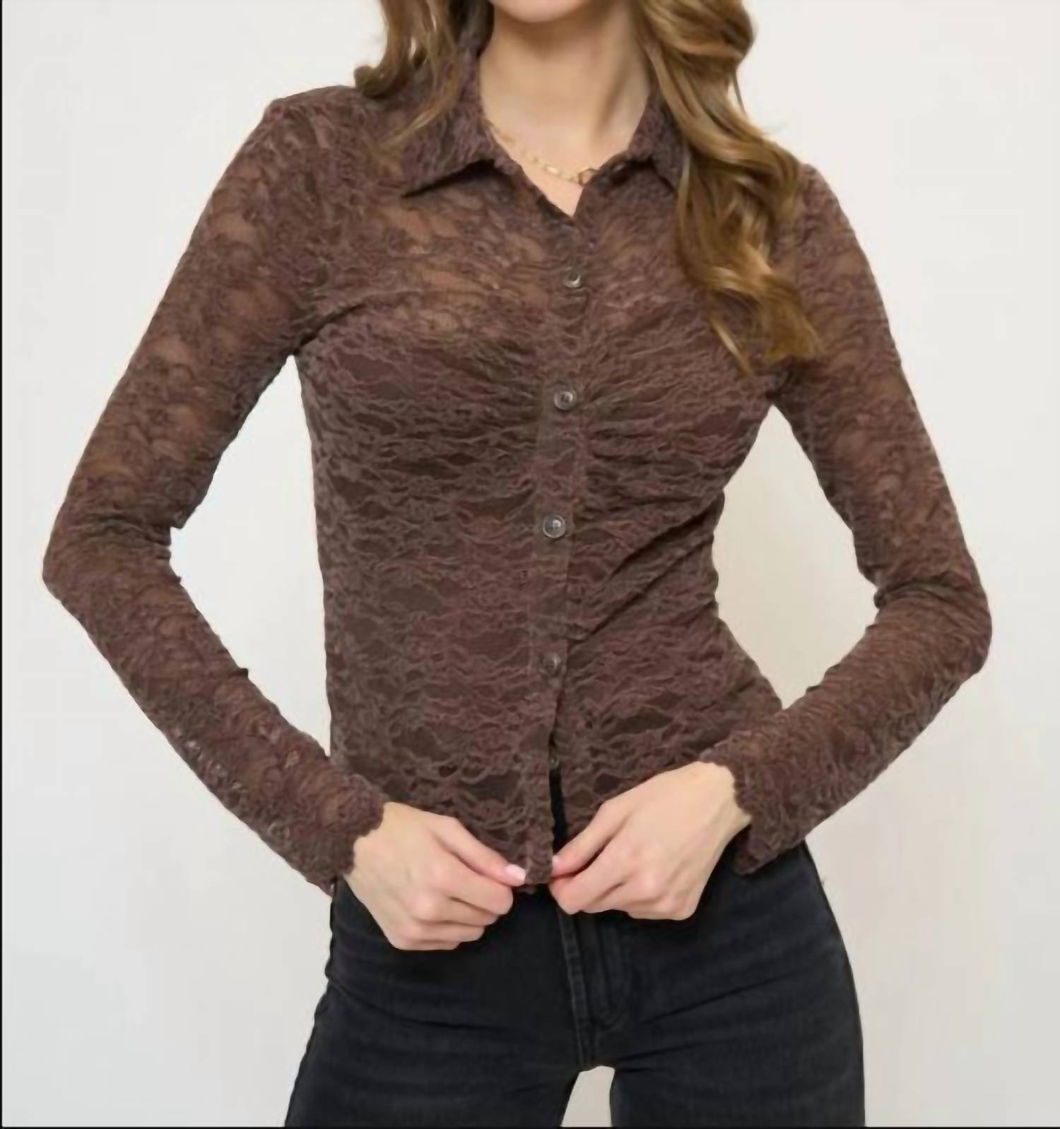 Central Park West - Stella Stretch Lace Top