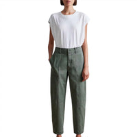 APIECE APART Women's Mera Pants in thyme - women's pants - view 4