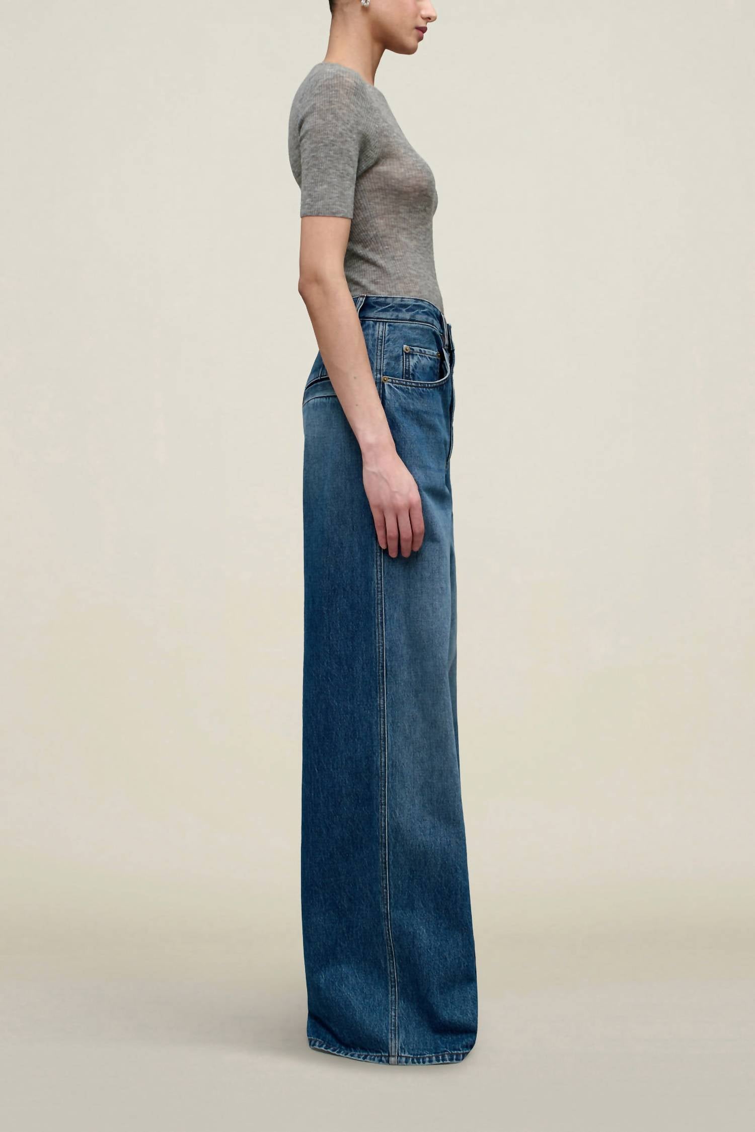 KALLMEYER Winona Jeans in americana blue - women's jeans - detail view